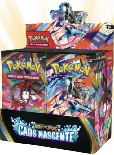 Pokemon caos nascente display - nascente,